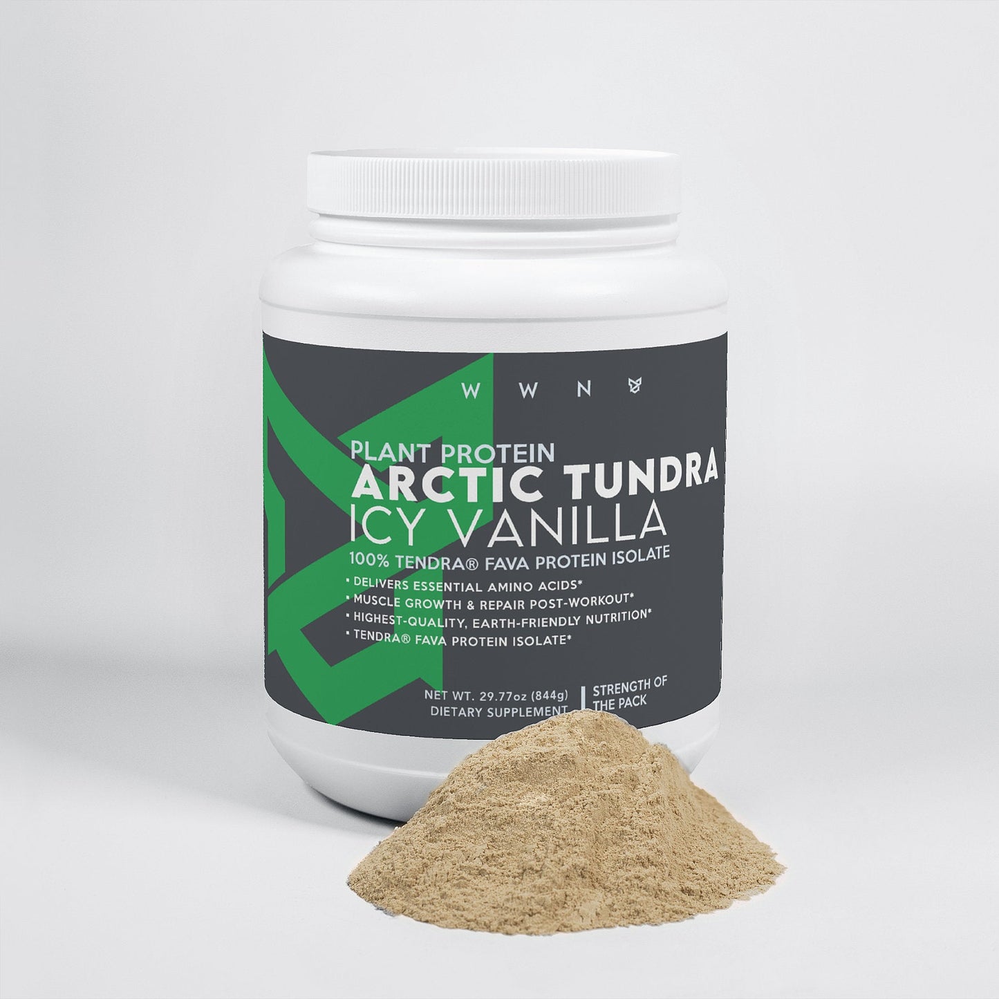 Arctic Tundra - Icy Vanilla Plant Protein Powder - Wild Wolf Nutrition