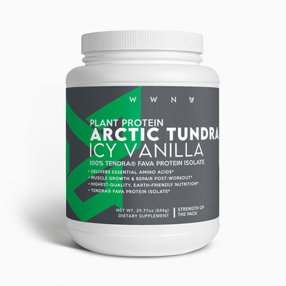 Arctic Tundra - Icy Vanilla Plant Protein Powder - Wild Wolf Nutrition