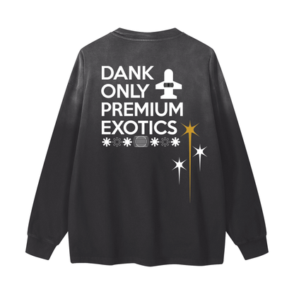 A Dank Universe Gradient Vintage Washed Long Sleeve Tee