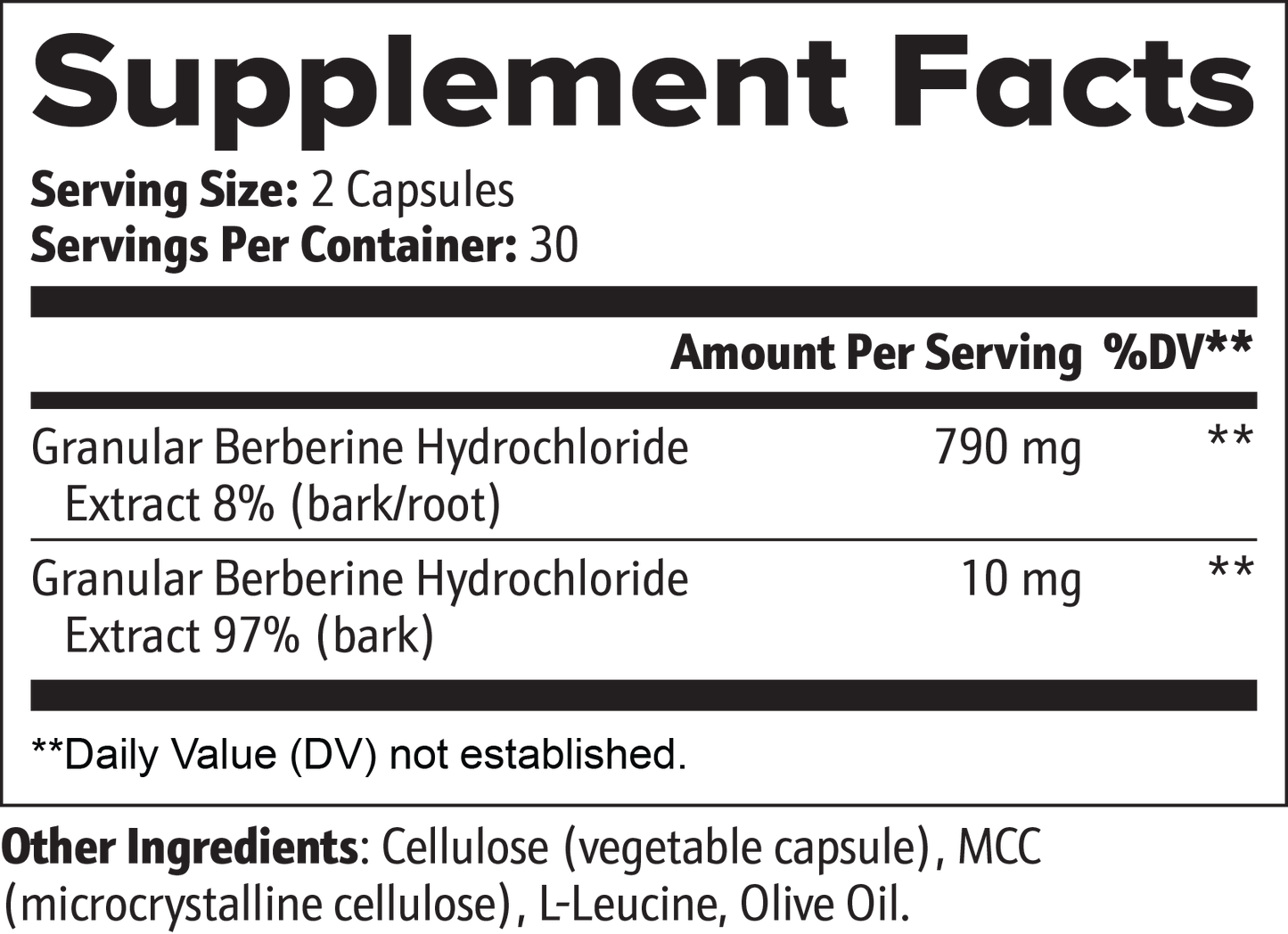 Berberine - Wild Wolf Nutrition