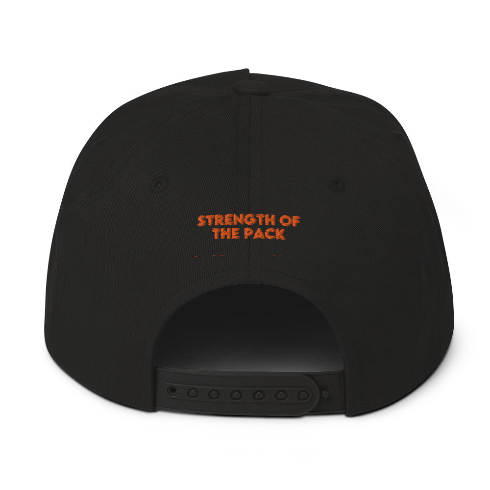 The Wolf Pack Old School Flat Bill Hat