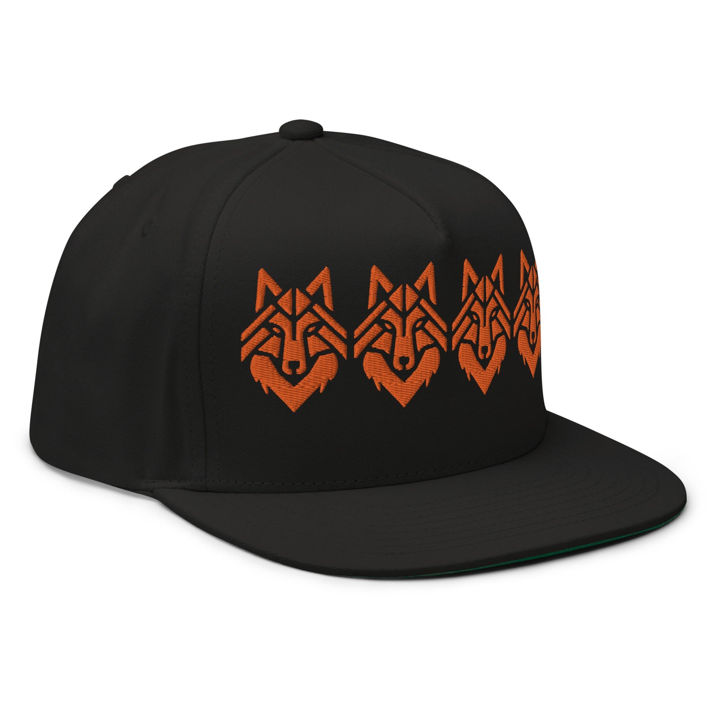 The Wolf Pack Old School Flat Bill Hat