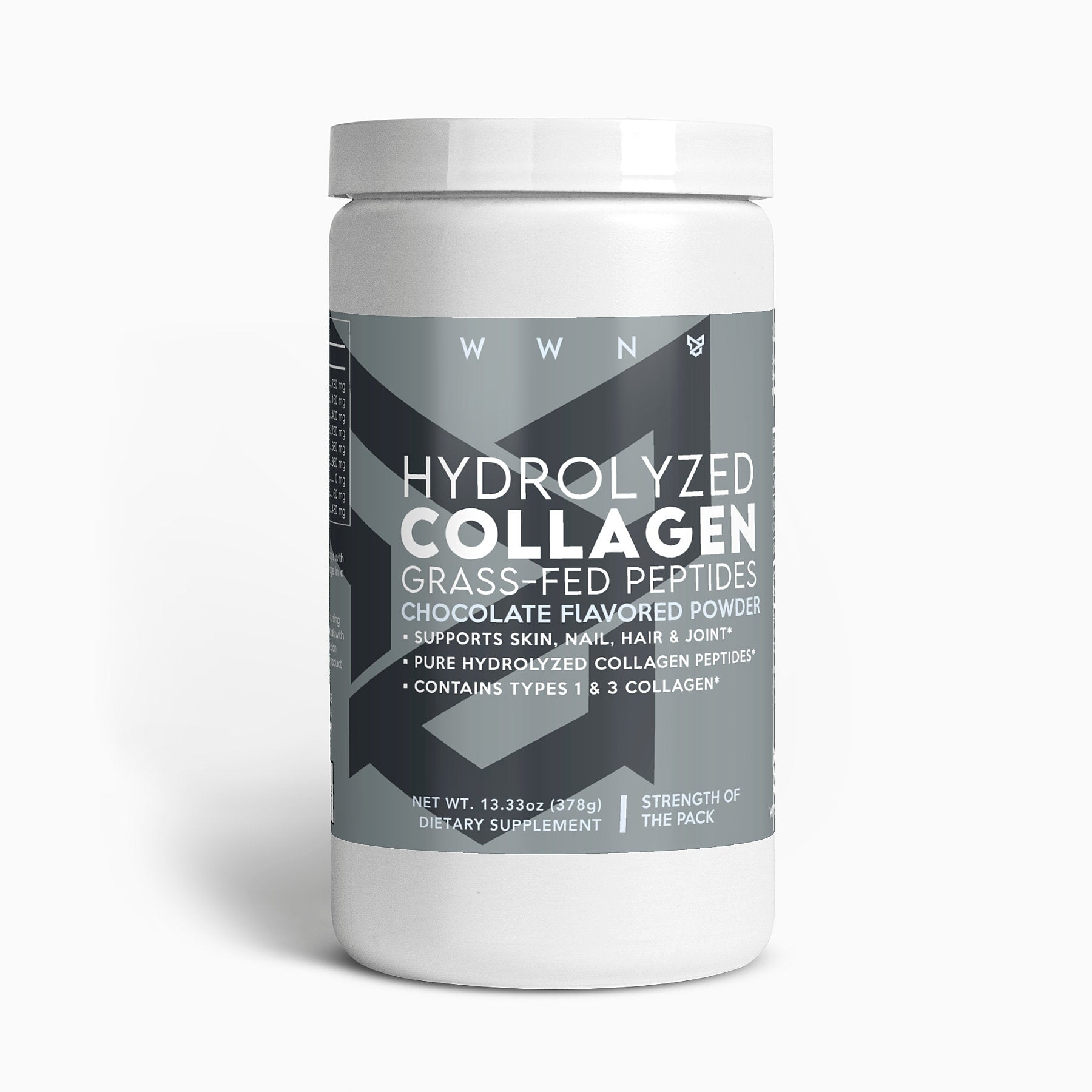 Grass - Fed Collagen Peptides Powder (Chocolate) - Wild Wolf Nutrition