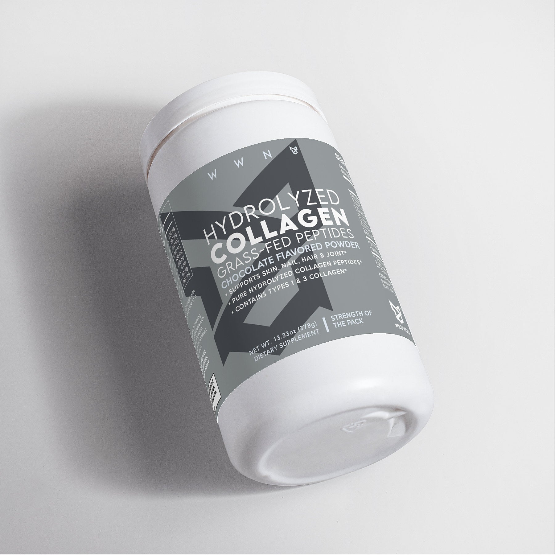 Grass - Fed Collagen Peptides Powder (Chocolate) - Wild Wolf Nutrition