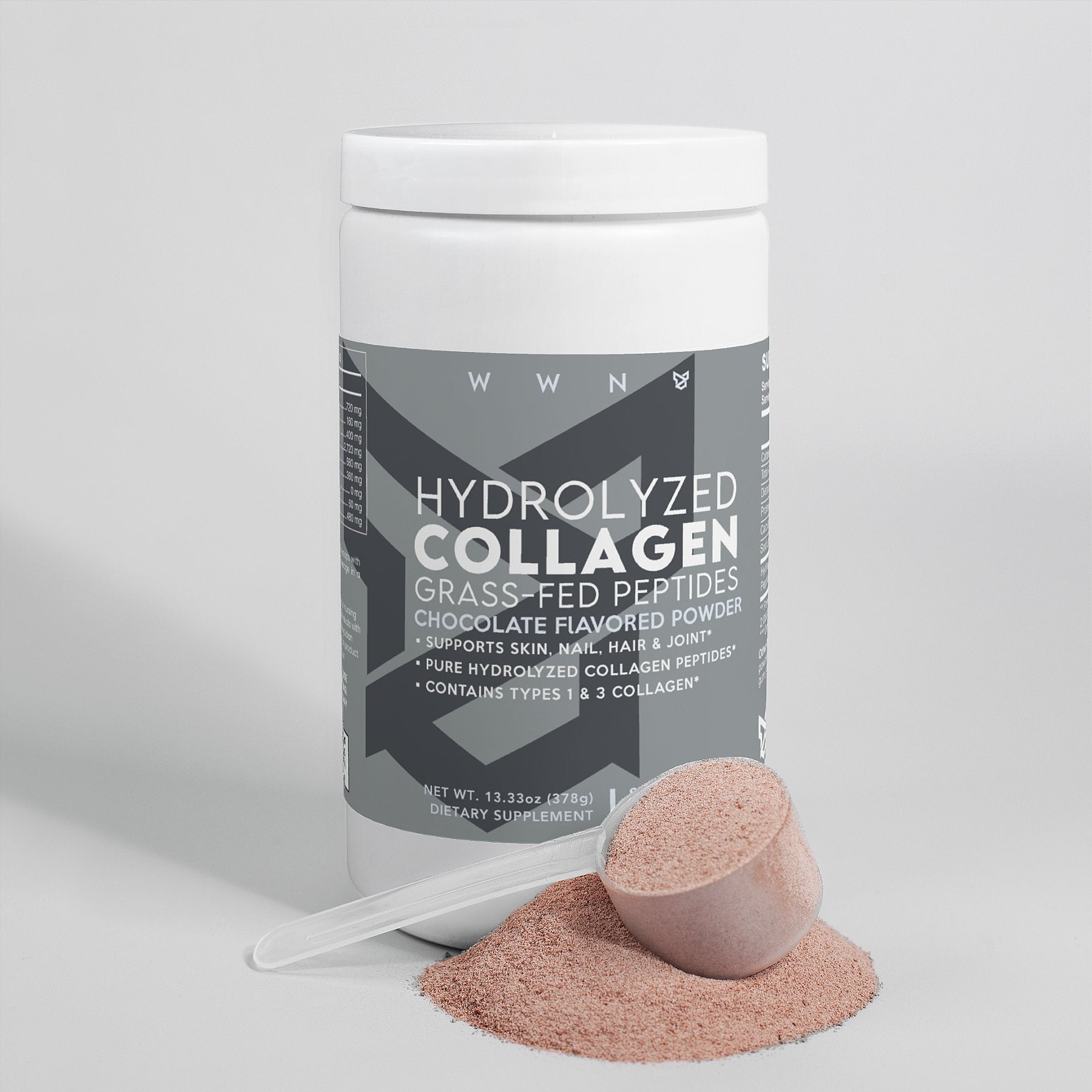 Grass - Fed Collagen Peptides Powder (Chocolate) - Wild Wolf Nutrition