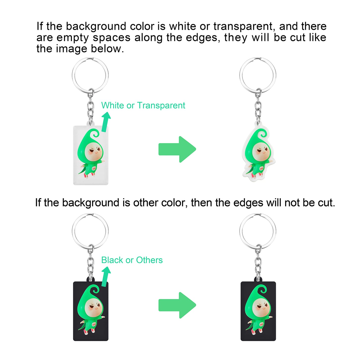 Die-Cut Keychain