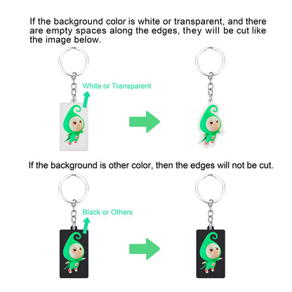 Die-Cut Keychain