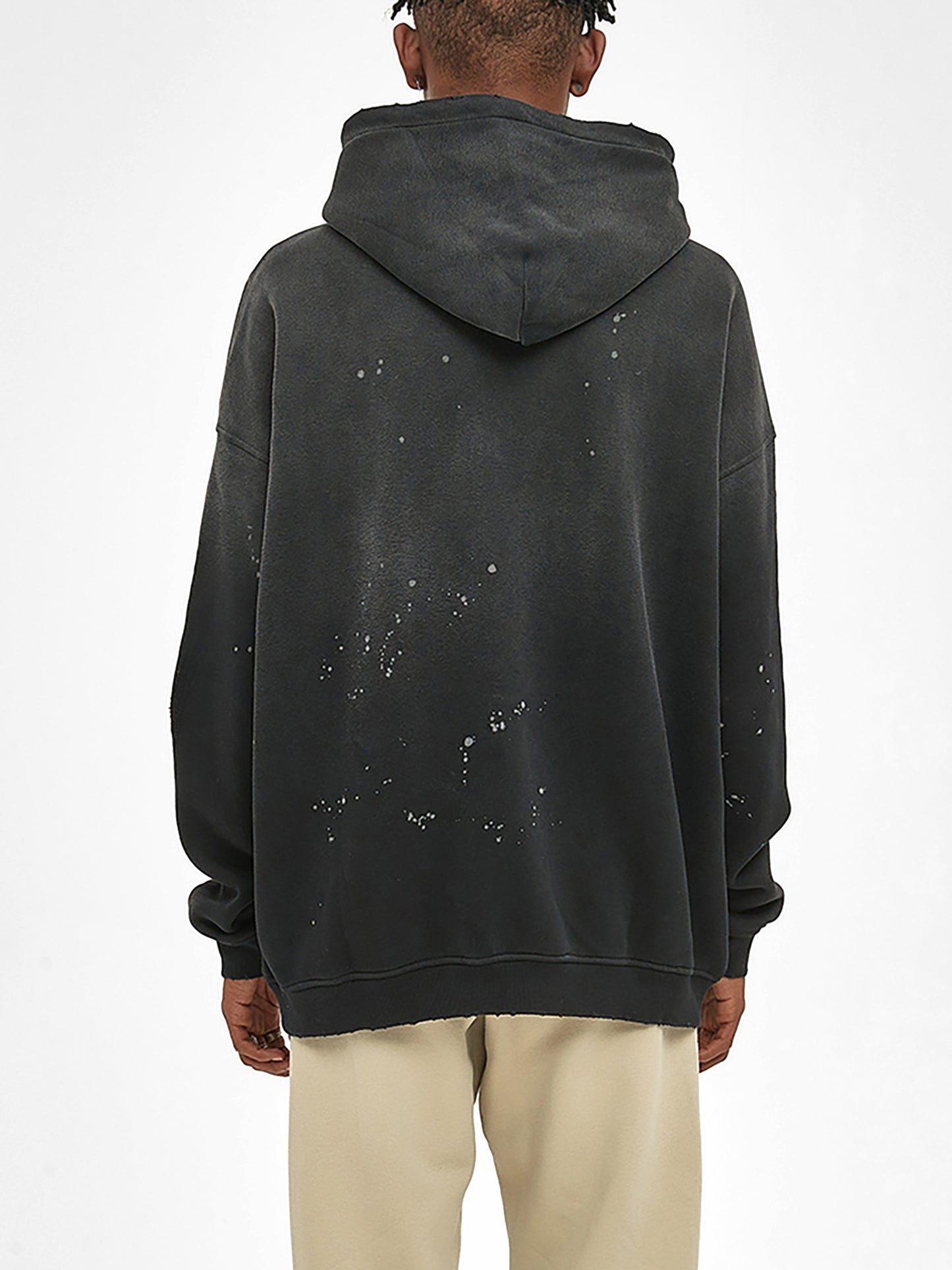 Married to the game - Vintage Wash Frayed Fleece Hoodie - 360 GSM