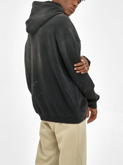 Married to the game - Vintage Wash Frayed Fleece Hoodie - 360 GSM