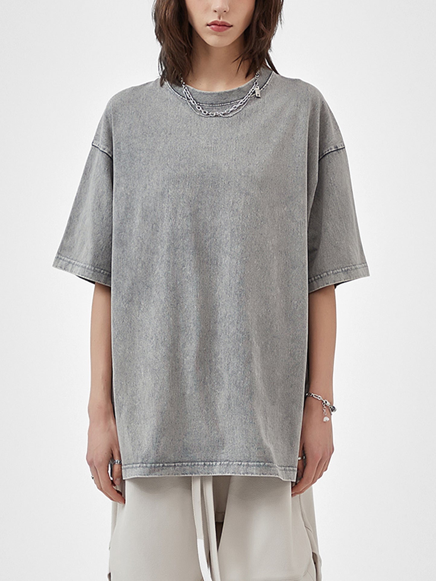 Married to the game - Acid Wash Oversize T-Shirt - 250 GSM