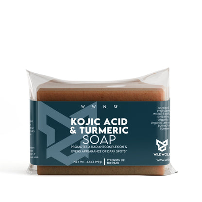 Kojic Acid & Turmeric Soap - Wild Wolf Nutrition