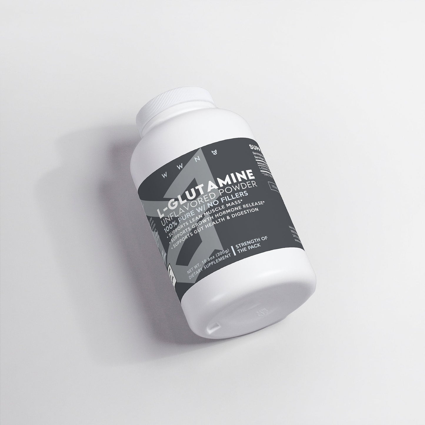 L - Glutamine Unflavored Powder - Wild Wolf Nutrition