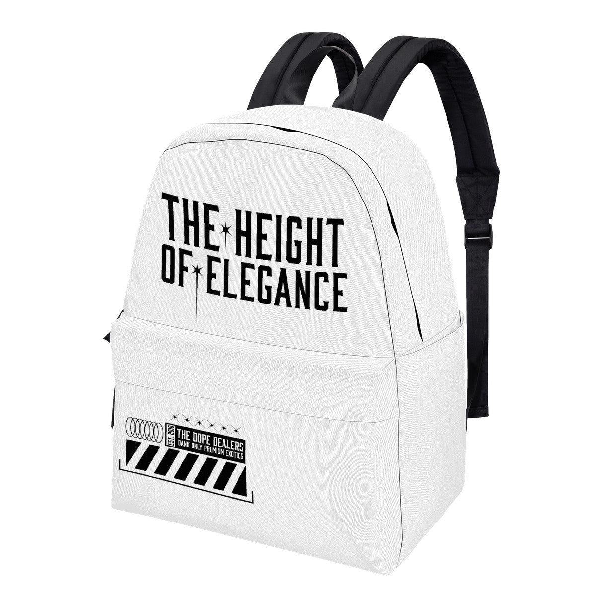 The Height Of Elegance Print Cotton Backpack