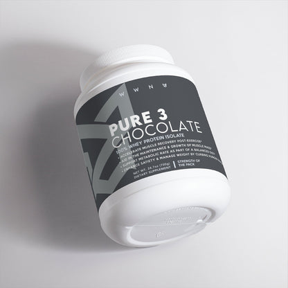 Pure3 - 100% Whey Protein Chocolate - Wild Wolf Nutrition