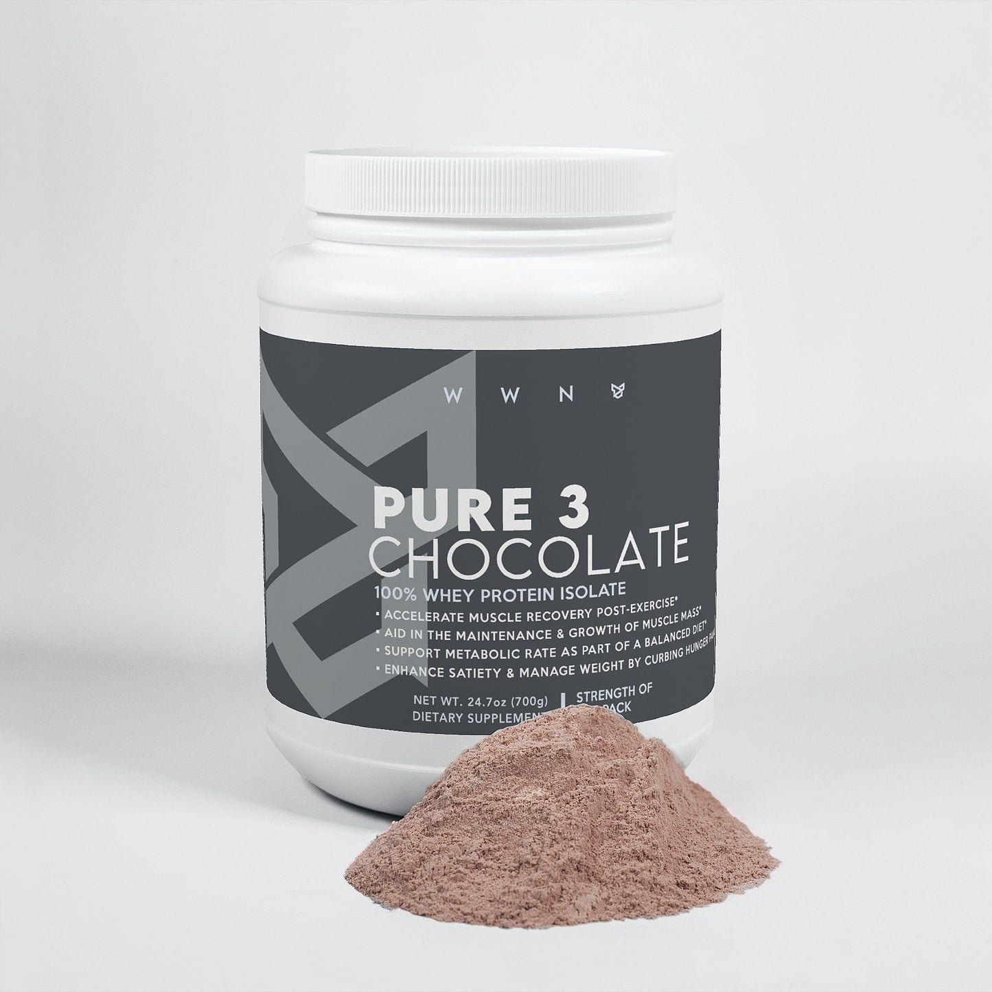 Pure3 - 100% Whey Protein Chocolate - Wild Wolf Nutrition