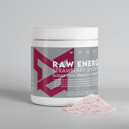 Raw Energy - Strawberry Shortcake - Wild Wolf Nutrition