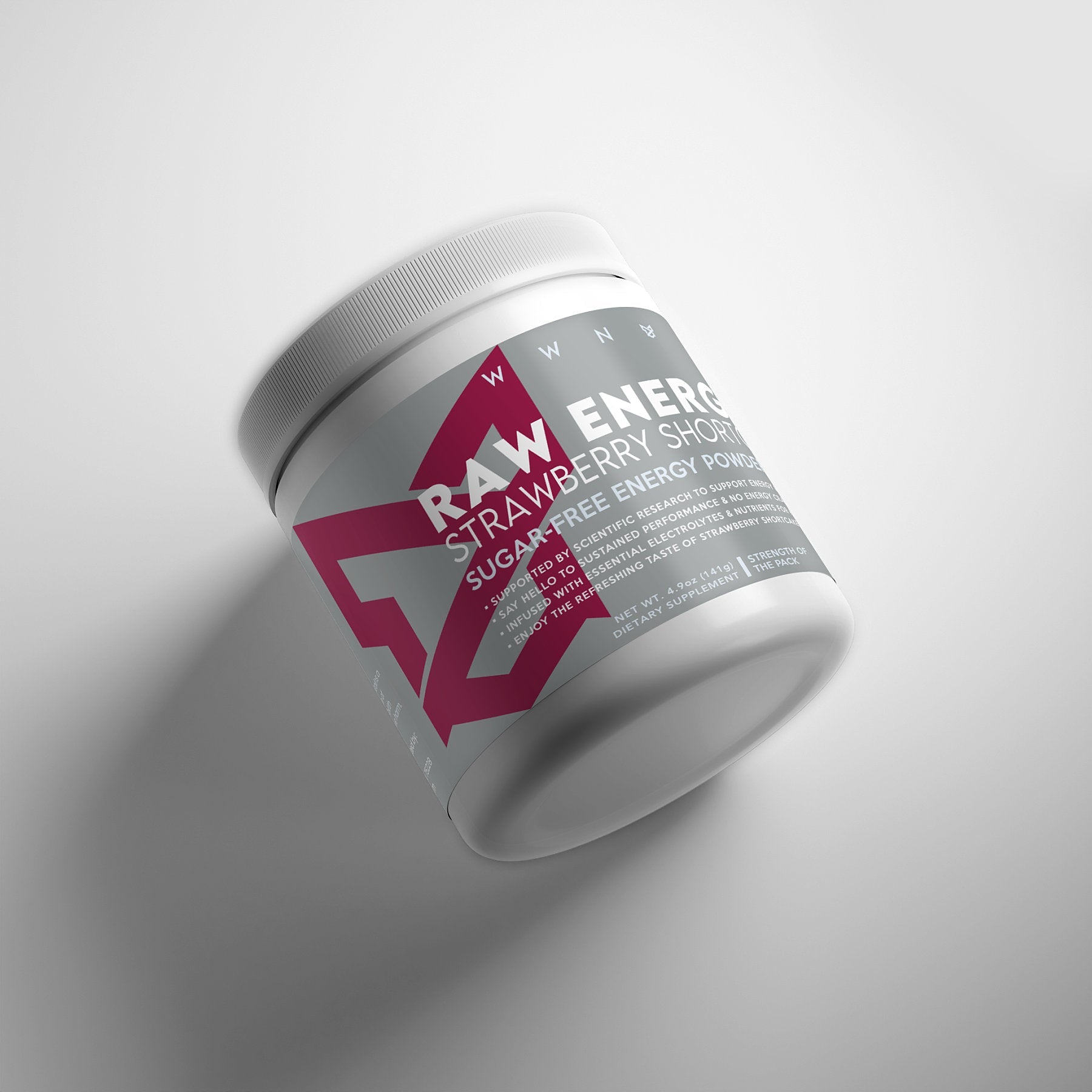 Raw Energy - Strawberry Shortcake - Wild Wolf Nutrition