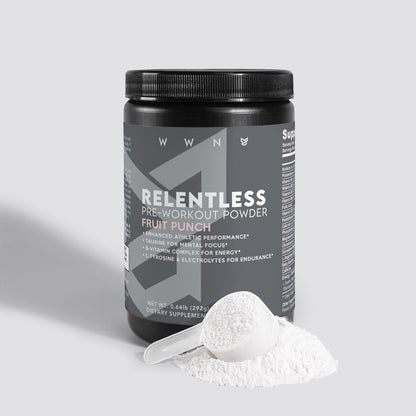 Relentless Pre - Workout Powder - Wild Wolf Nutrition