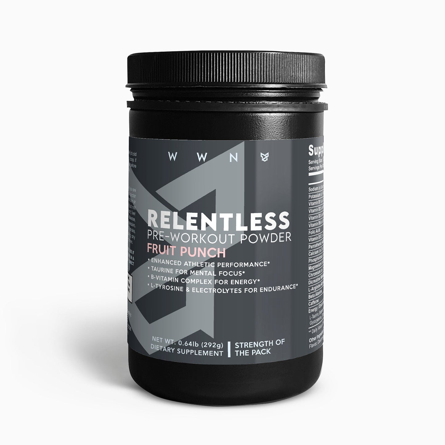 Relentless Pre - Workout Powder - Wild Wolf Nutrition