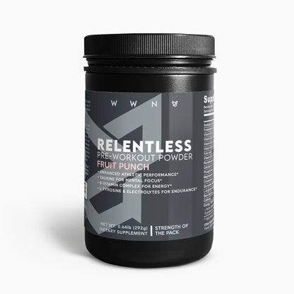 Relentless Pre - Workout Powder - Wild Wolf Nutrition