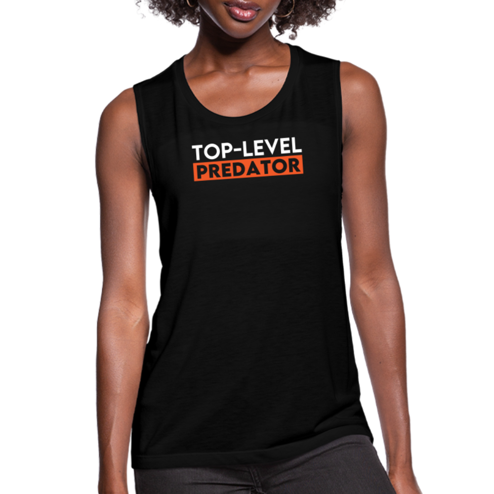 Top Predator Women's Flowy Muscle Tank - black