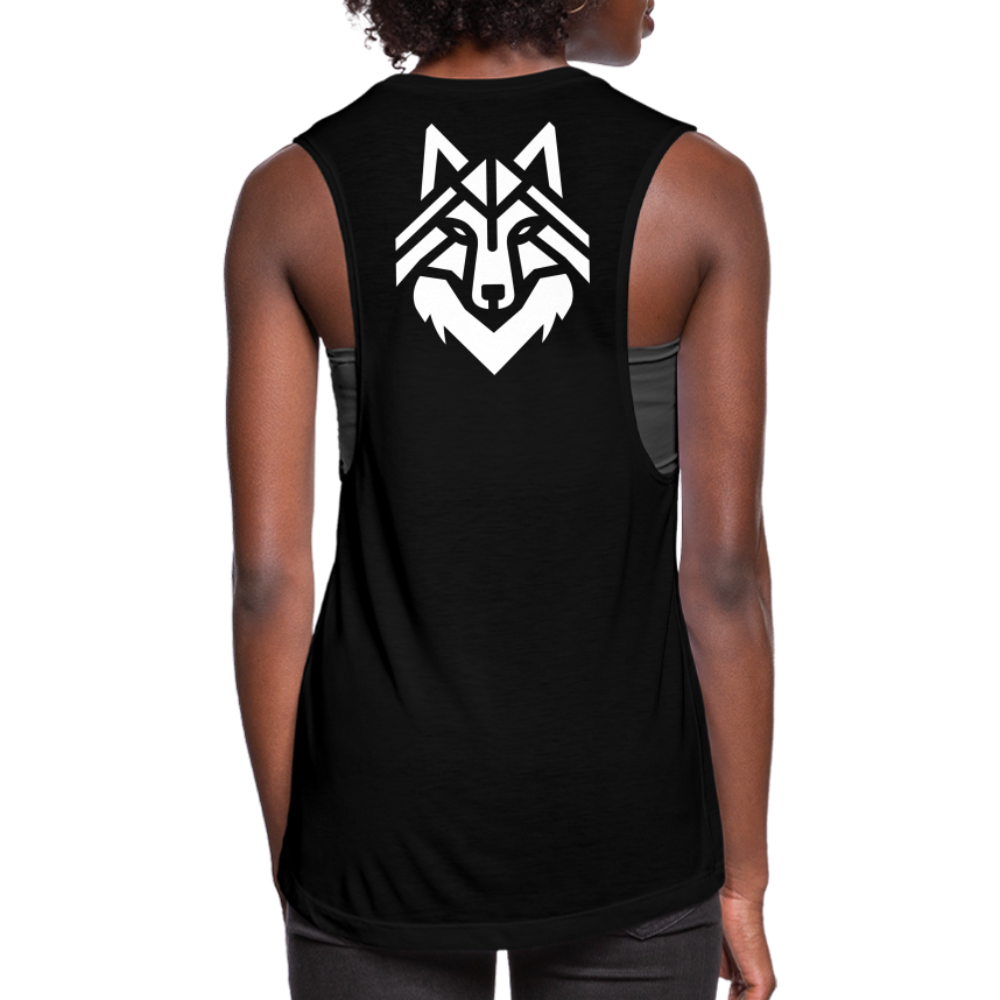 Top Predator Women's Flowy Muscle Tank - black