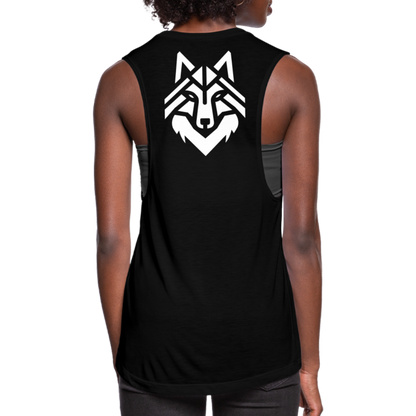 Top Predator Women's Flowy Muscle Tank - black