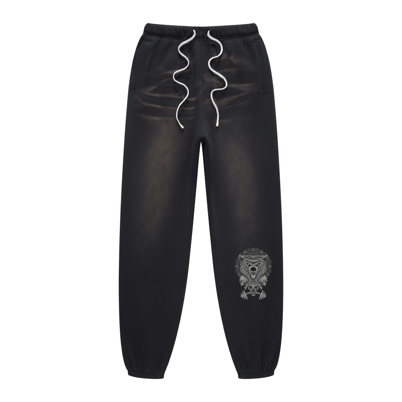 The Circus - Streetwear Monkey Washed Fleece Joggers - Wild Wolf Nutrition