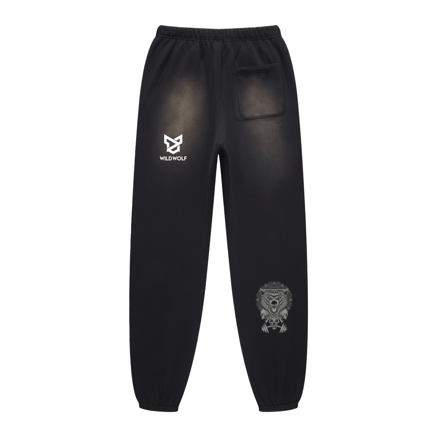 The Circus - Streetwear Monkey Washed Fleece Joggers - Wild Wolf Nutrition