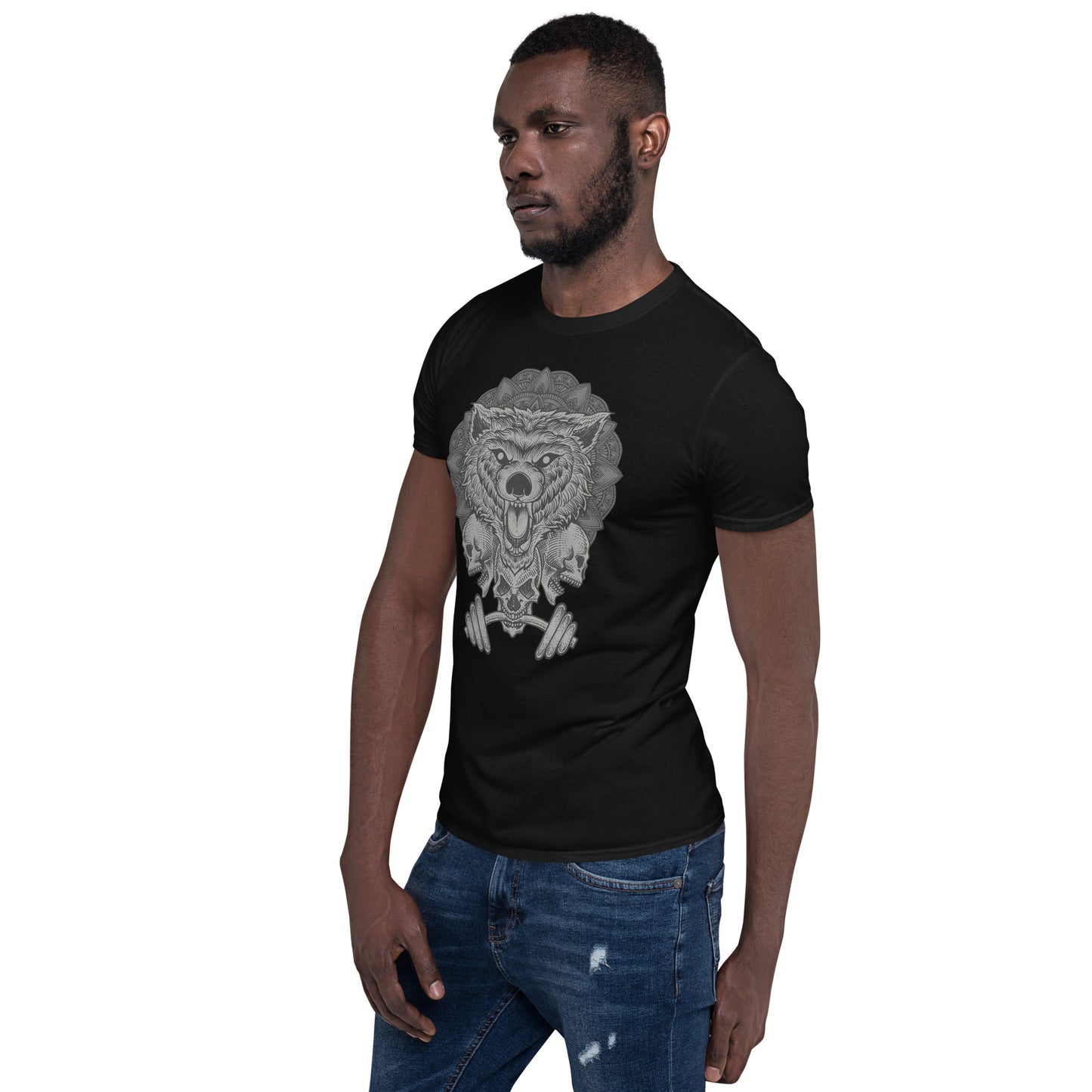 BadAss Wolf Short-Sleeve Unisex T-Shirt