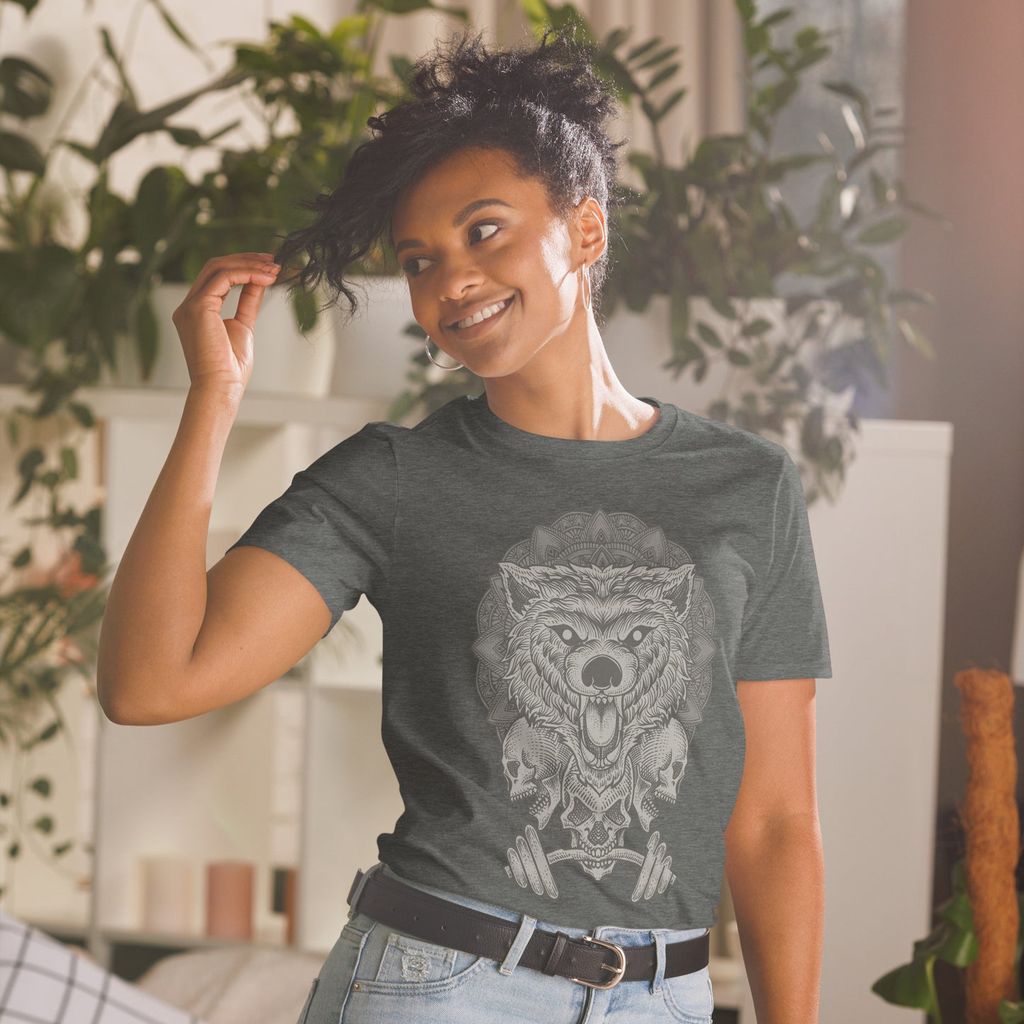 BadAss Wolf Short-Sleeve Unisex T-Shirt