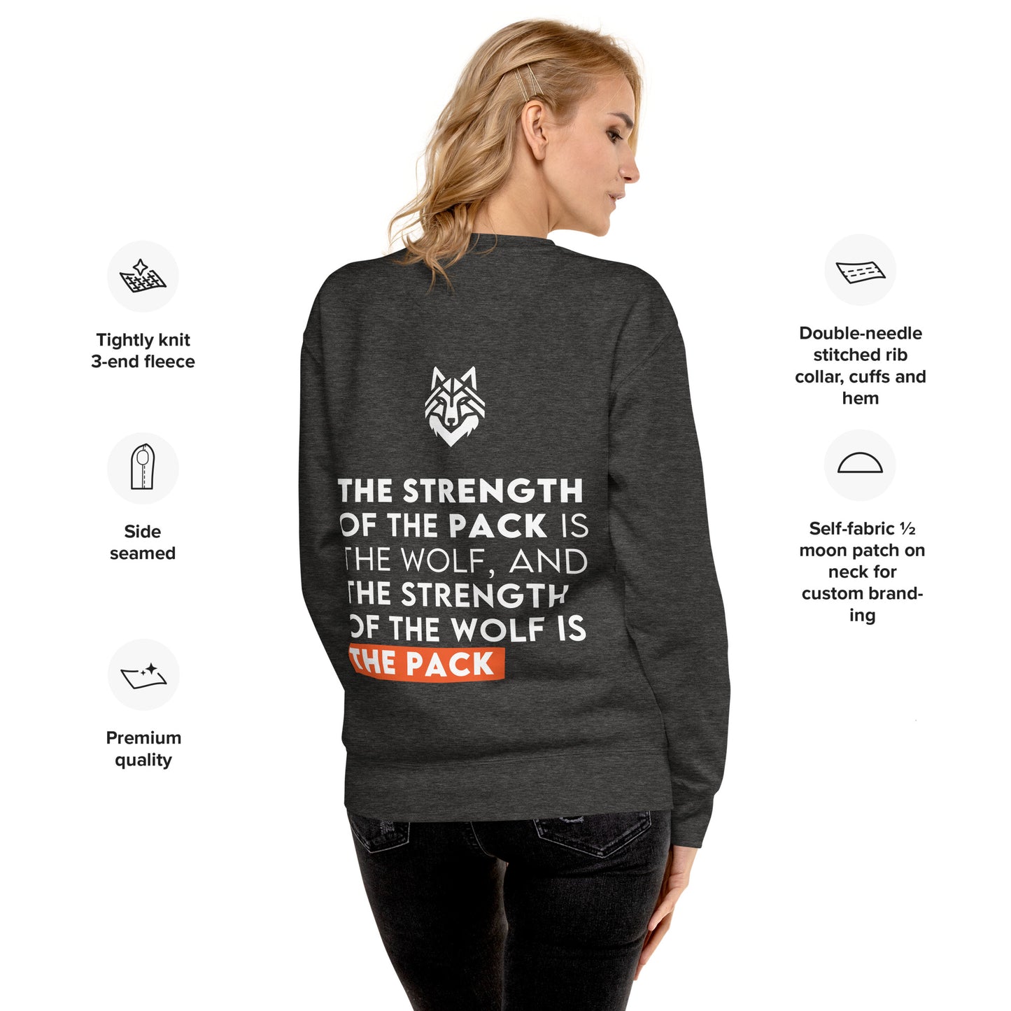 Wild Wolf Nutrition Unisex Premium Sweatshirt