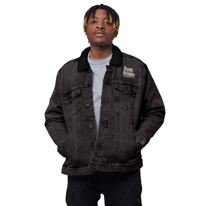 The Dope Dealers Unisex denim sherpa jacket