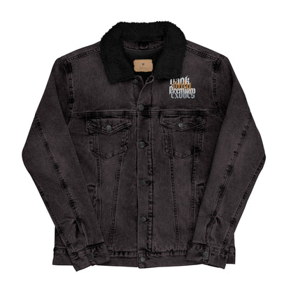 The Dope Dealers Unisex denim sherpa jacket