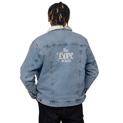 The Dope Dealers Unisex denim sherpa jacket