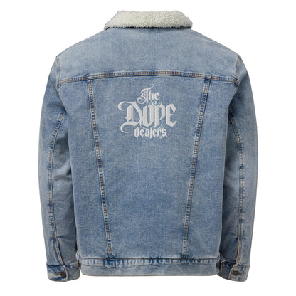 The Dope Dealers Unisex denim sherpa jacket