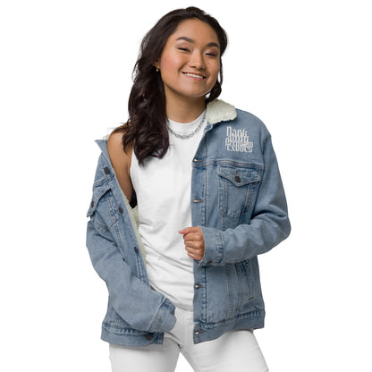 The Dope Dealers Unisex denim sherpa jacket