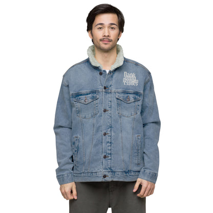 The Dope Dealers Unisex denim sherpa jacket