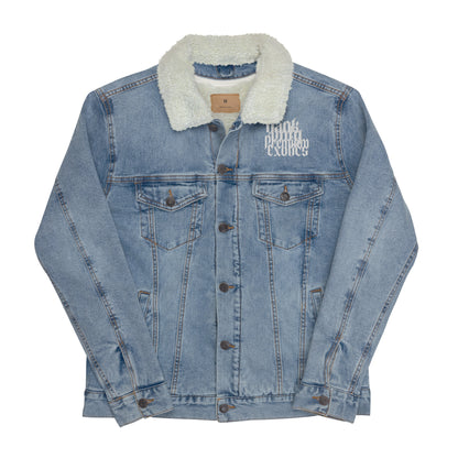 The Dope Dealers Unisex denim sherpa jacket