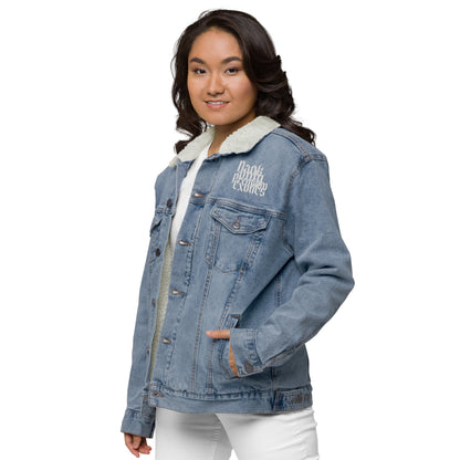 The Dope Dealers Unisex denim sherpa jacket