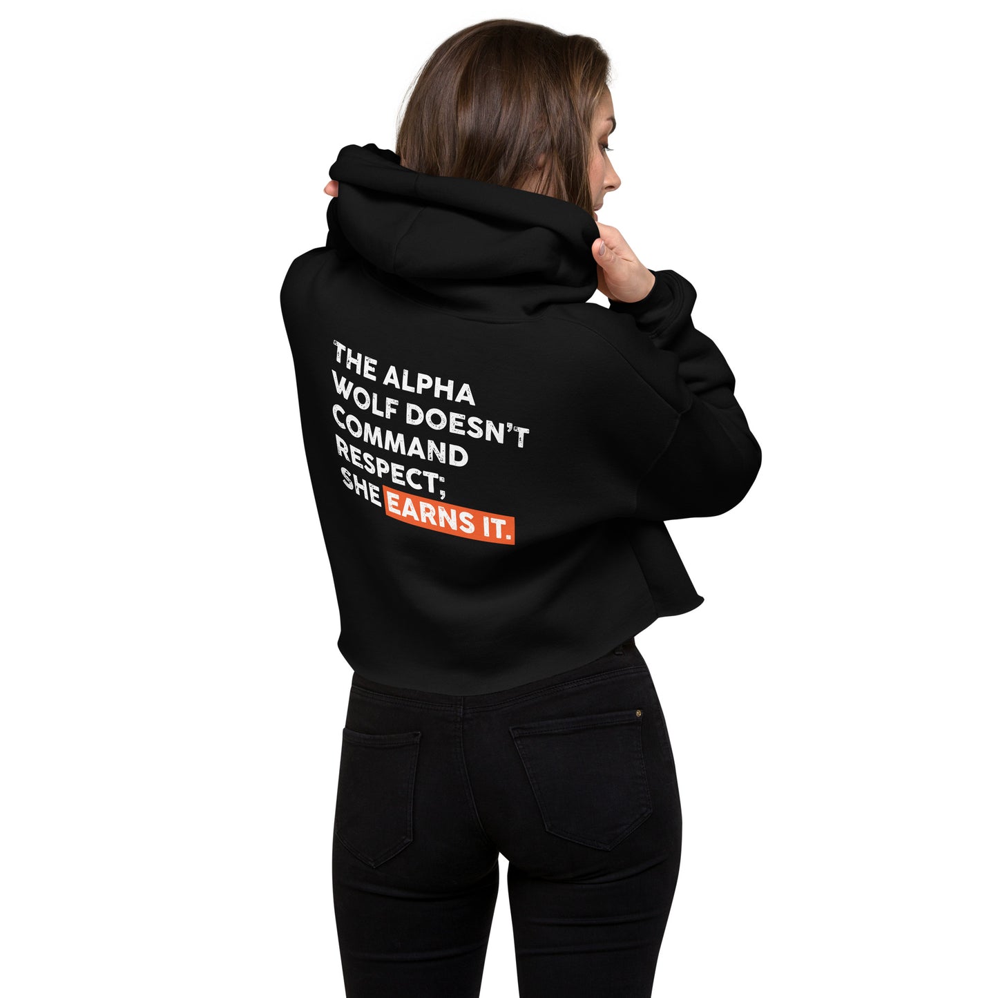 Alpha Female Crop Hoodie