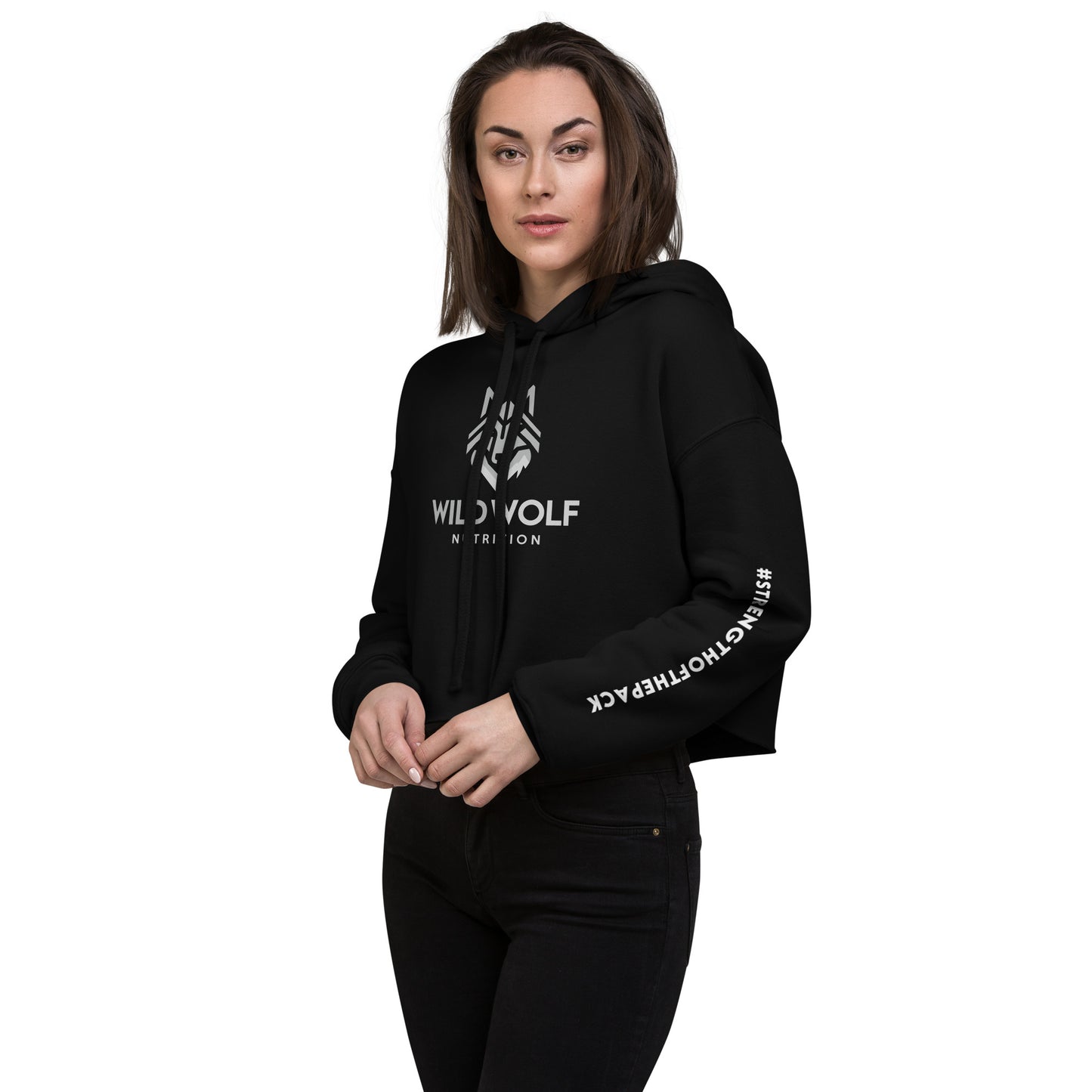 Alpha Female Crop Hoodie