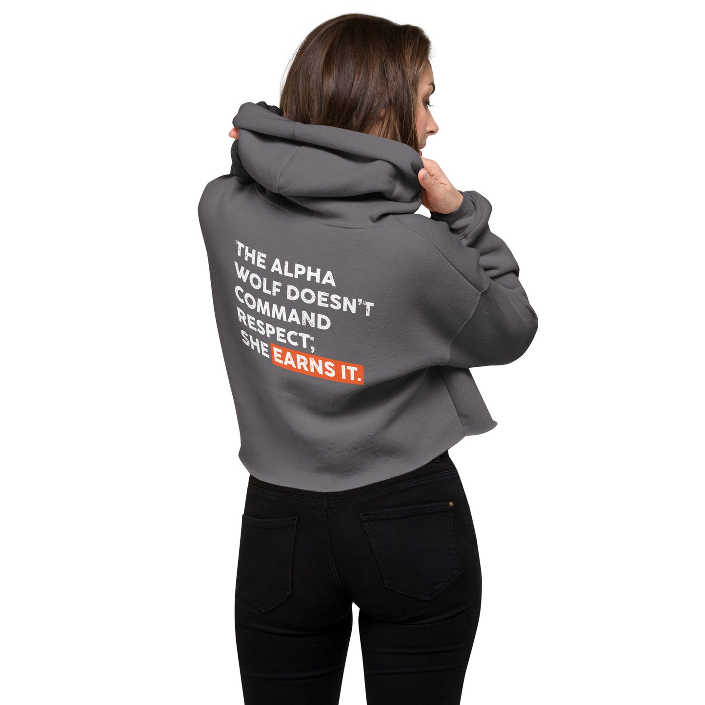 Alpha Female Crop Hoodie