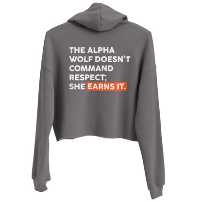 Alpha Female Crop Hoodie