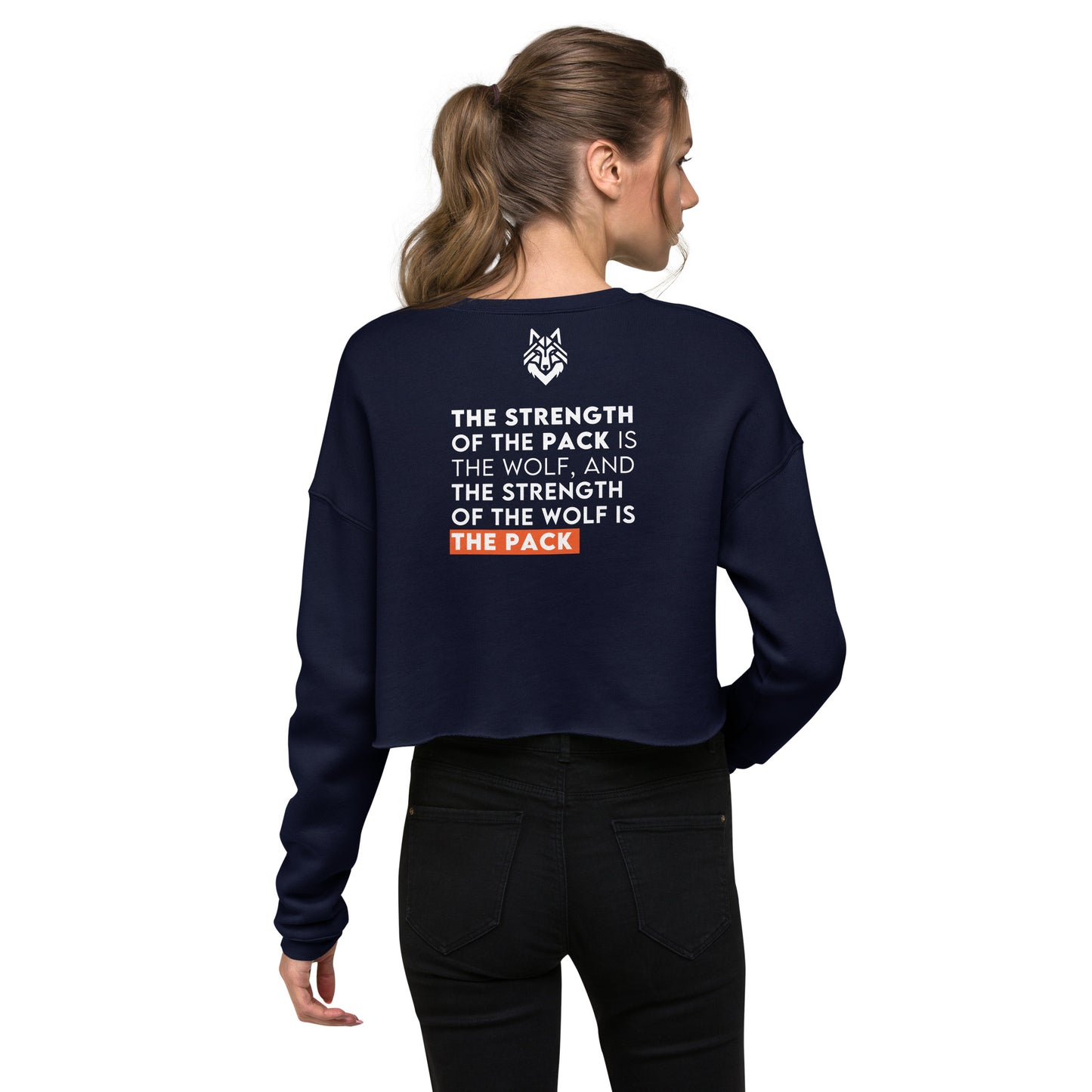 Wild Wolf Nutrition The Wolf Crop Sweatshirt