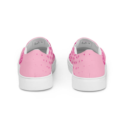 Pink Wolf slip-on canvas shoes