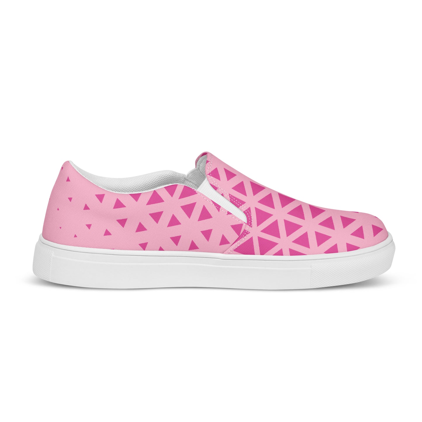 Pink Wolf slip-on canvas shoes