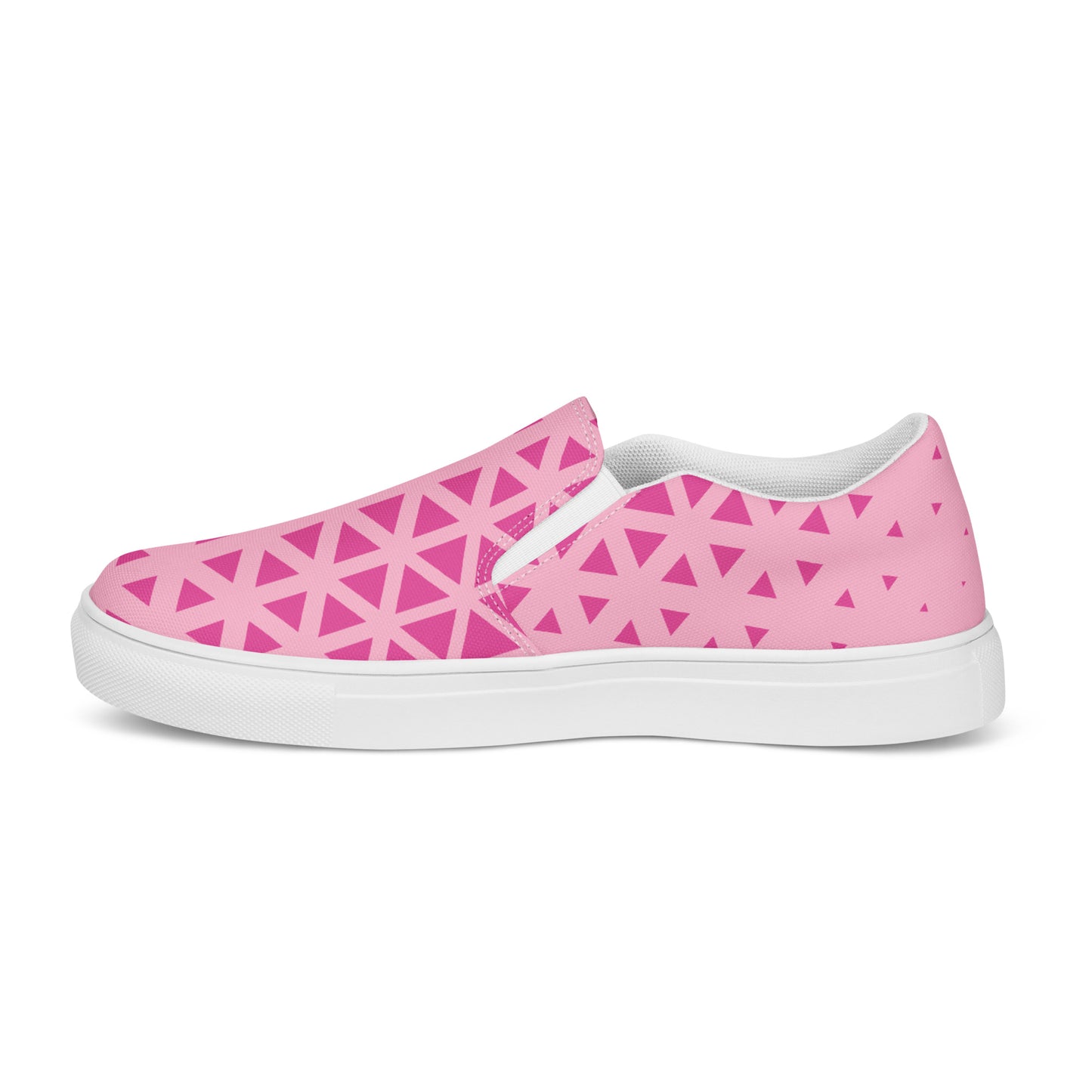 Pink Wolf slip-on canvas shoes