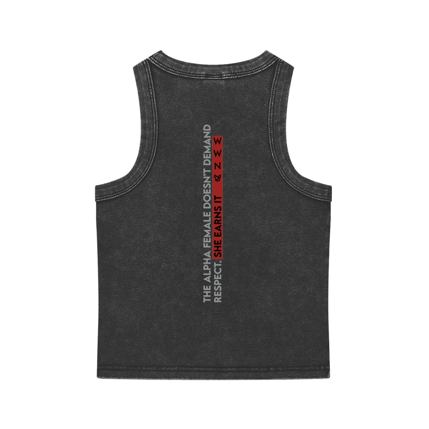 Women's WWN Snow Washed Tank Top - Wild Wolf Nutrition