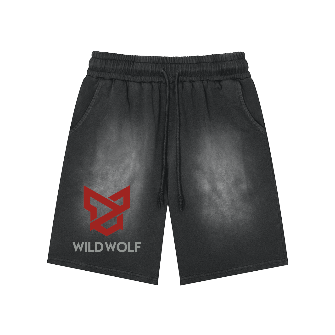 WWN Monkey Washed Shorts - Wild Wolf Nutrition